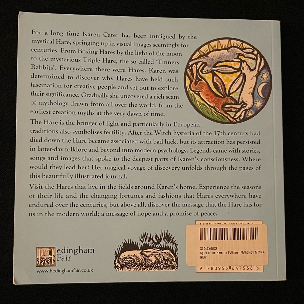 Spirit of the Hare book Folklore Mythology  by Karen Cater - Picture 3 of 11